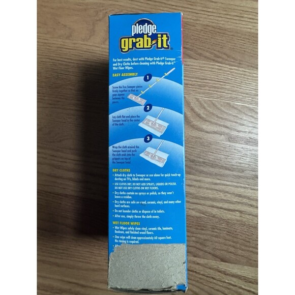 Pledge Grab It Sweeper And Cloth Set Clean Floors‎ FULL KIT  Discontinued - Picture 4 of 4